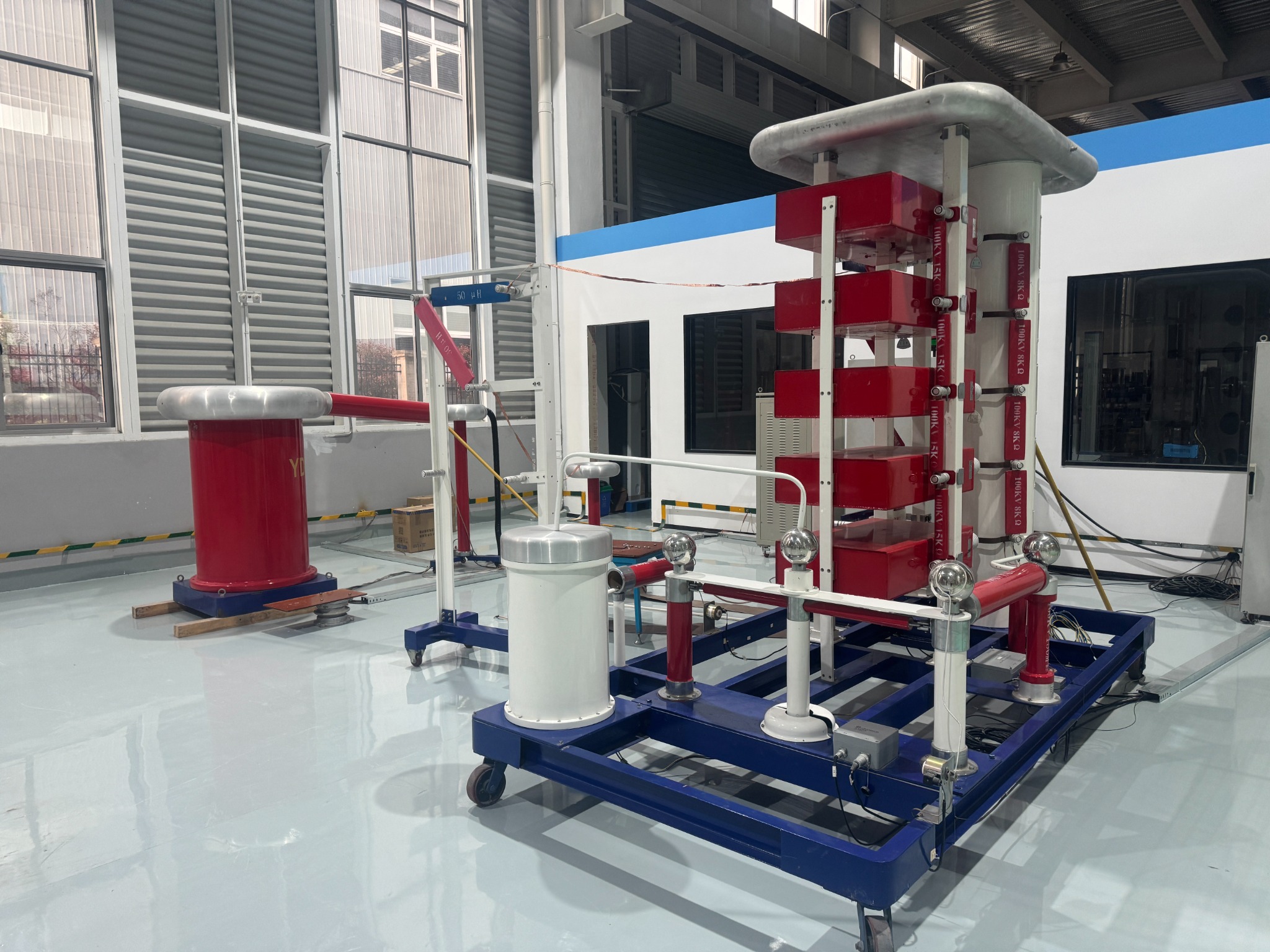 High voltage test center